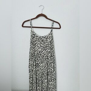 LUSH Tiered Floral Midi Dress